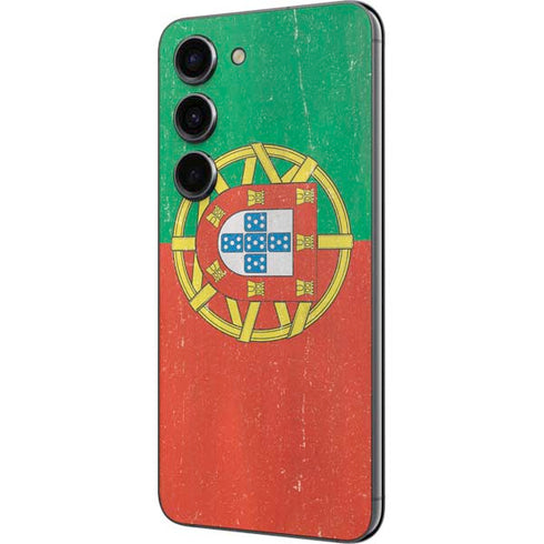 Portugal Flag Distressed Galaxy S23 Skin