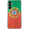 Portugal Flag Distressed Galaxy S24 Plus Clear Case
