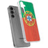Portugal Flag Distressed Galaxy S24 Plus Clear Case