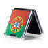 Portugal Flag Distressed Galaxy Z Flip5 5G Clear Case
