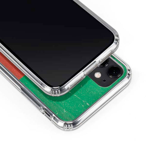 Portugal Flag Distressed iPhone 11 Clear Case