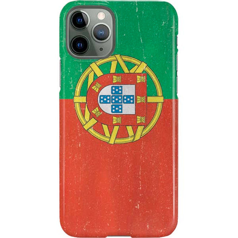 Portugal Flag Distressed iPhone 11 Pro Lite Case