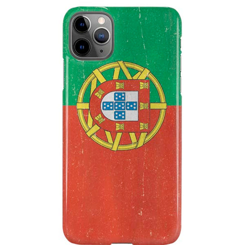 Portugal Flag Distressed iPhone 11 Pro Max Lite Case