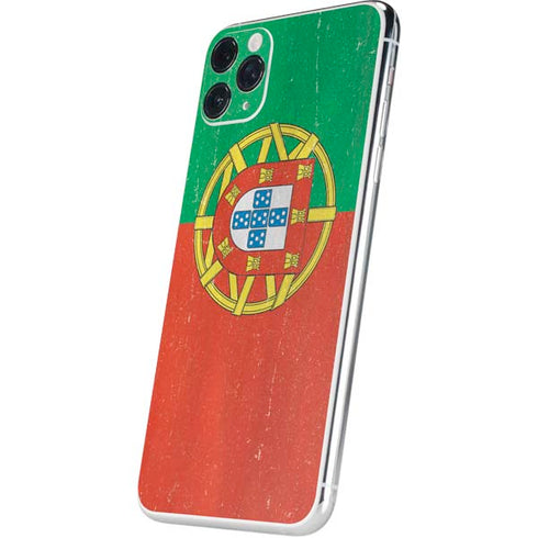 Portugal Flag Distressed iPhone 11 Pro Max Skin