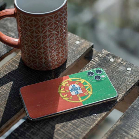 Portugal Flag Distressed iPhone 11 Pro Max Skin