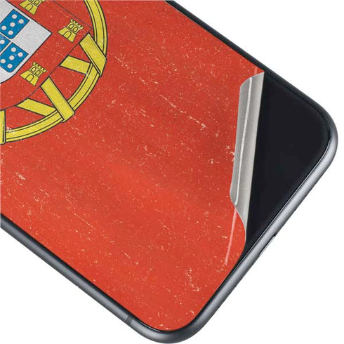 Portugal Flag Distressed iPhone 11 Skin