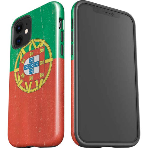 Portugal Flag Distressed iPhone 12 Impact Case