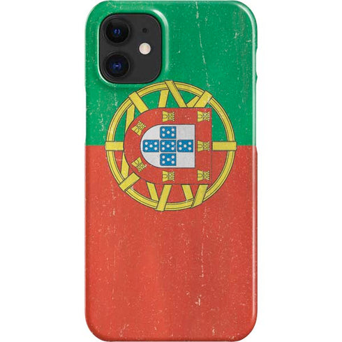 Portugal Flag Distressed iPhone 12 Mini Lite Case