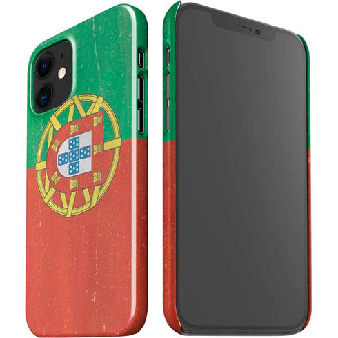 Portugal Flag Distressed iPhone 12 Mini Lite Case