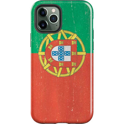 Portugal Flag Distressed iPhone 12 Pro Impact Case