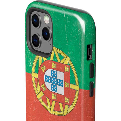 Portugal Flag Distressed iPhone 12 Pro Max Impact Case