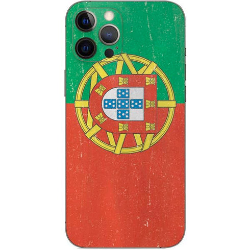 Portugal Flag Distressed iPhone 12 Pro Max Skin