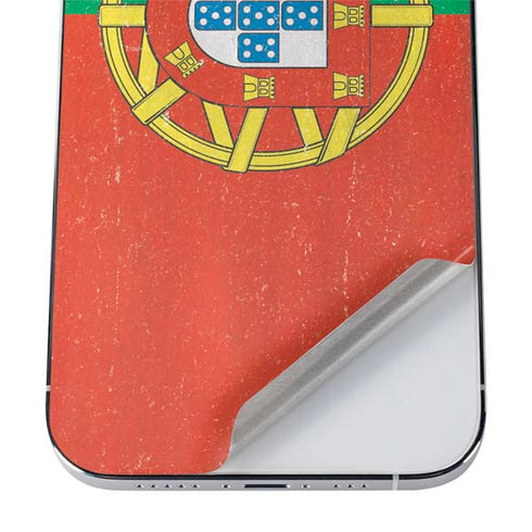 Portugal Flag Distressed iPhone 12 Pro Max Skin