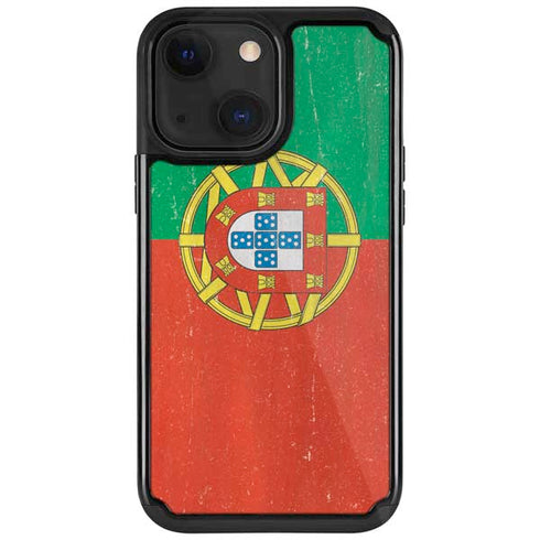 Portugal Flag Distressed iPhone 13 Cargo Case