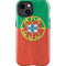 Portugal Flag Distressed iPhone 15 Plus Impact Case