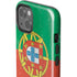 Portugal Flag Distressed iPhone 14 Plus Impact Case