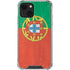 Portugal Flag Distressed iPhone 15 Plus Clear Case