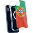 Portugal Flag Distressed iPhone 15 Plus MagSafe Case