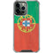 Portugal Flag Distressed iPhone 14 Pro Max Clear Case