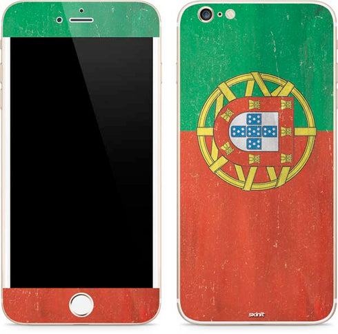 Portugal Flag Distressed iPhone 6/6s Plus Skin