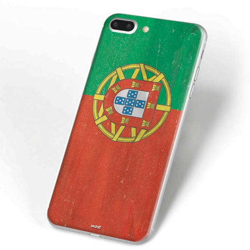 Portugal Flag Distressed iPhone 7 Plus Skin
