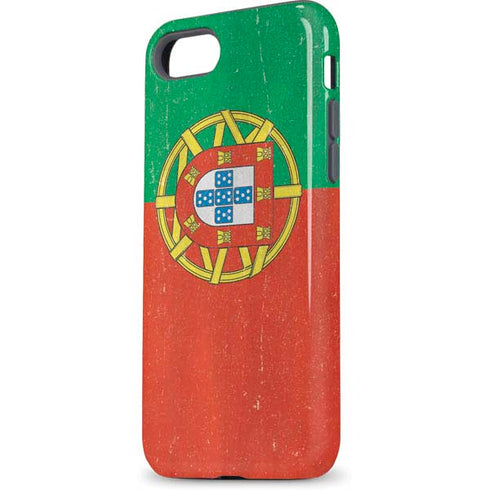 Portugal Flag Distressed iPhone 7 Pro Case