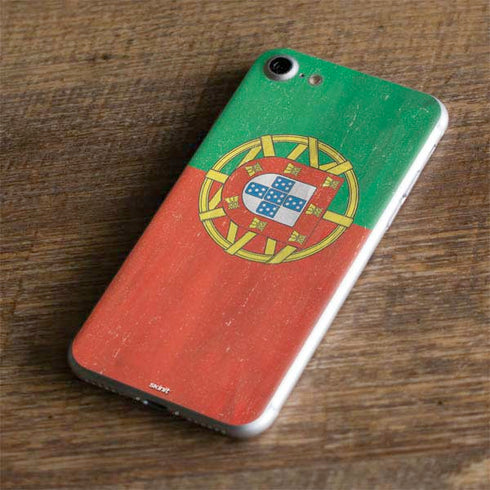 Portugal Flag Distressed iPhone 7 Skin