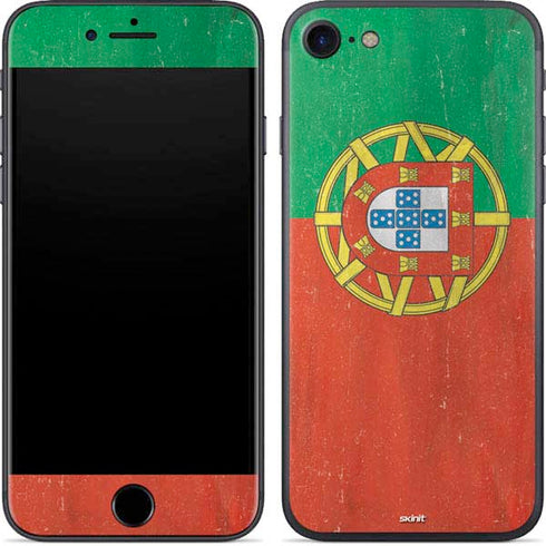 Portugal Flag Distressed iPhone 8 Skin