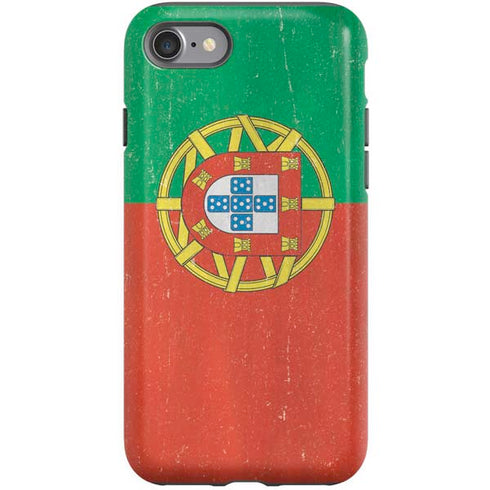 Portugal Flag Distressed iPhone SE (2nd & 3rd Gen) Pro Case