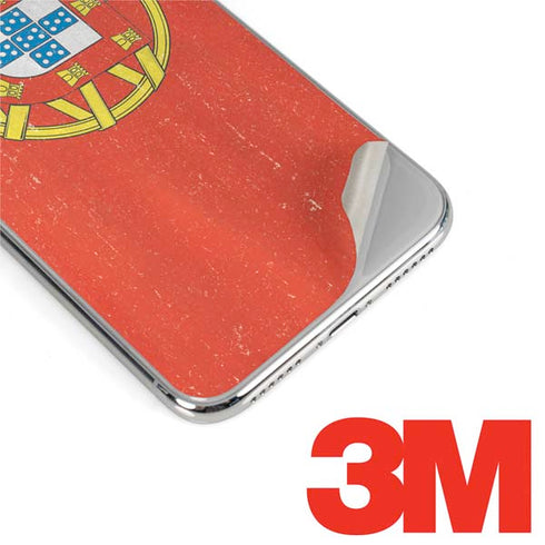Portugal Flag Distressed iPhone X Skin