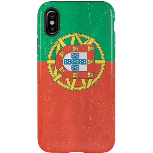 Portugal Flag Distressed iPhone XS Pro Case