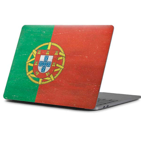 Portugal Flag Distressed Apple MacBook Pro 13-inch Skin