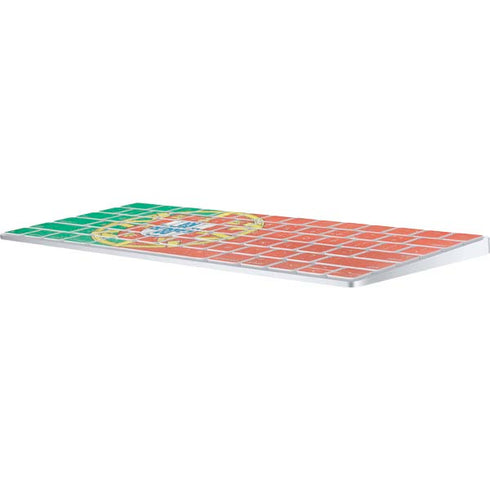 Portugal Flag Distressed Magic Keyboard Skin