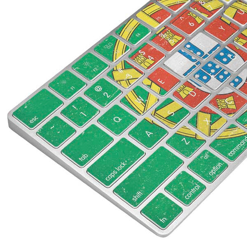 Portugal Flag Distressed Magic Keyboard Skin