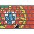 Portugal Flag Distressed Magic Keyboard with Numeric Keypad Skin