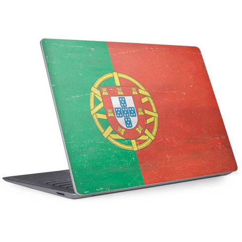 Portugal Flag Distressed Surface Laptop 3 13.5in Skin