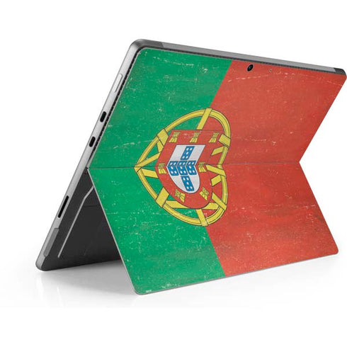 Portugal Flag Distressed Surface Pro 8 Skin