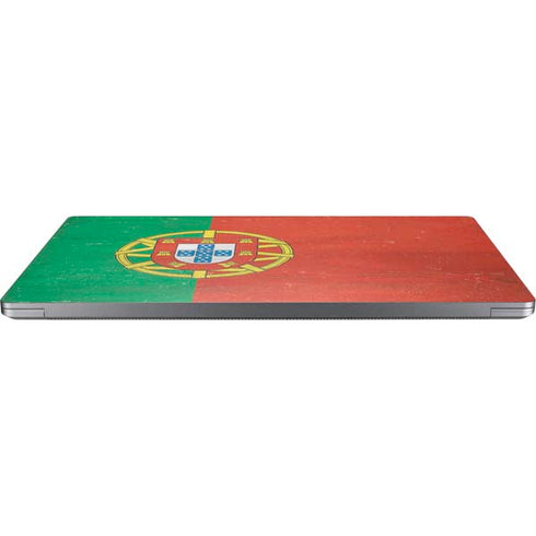 Portugal Flag Distressed Universal Laptop 16.6in (13.4 x 9.7in) Skin