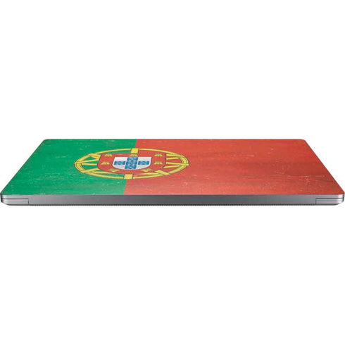 Portugal Flag Distressed Universal Laptop 16in (13 x 9.4in) Skin