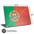 Portugal Flag Distressed Universal Laptop 17in (13.8 x 10in) Skin