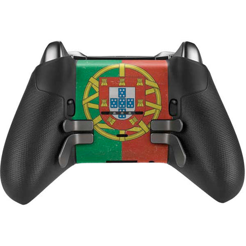 Portugal Flag Distressed Xbox Elite Wireless Controller Series 2 Skin