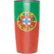 Portugal Flag Distressed Yeti 20oz Tumbler Skin