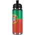 Portugal Flag Distressed YETI Rambler 26oz Bottle Skin