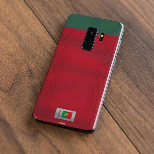 Portugal Soccer Flag Galaxy S9 Plus Skin
