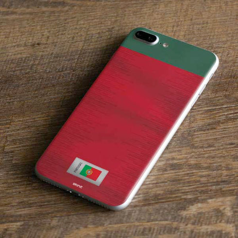 Portugal Soccer Flag iPhone 8 Plus Skin