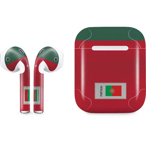 Portugal Soccer Flag Apple AirPods Skin