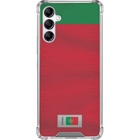 Portugal Soccer Flag Galaxy A14 5G Clear Case