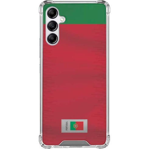 Portugal Soccer Flag Galaxy A15 5G Clear Case