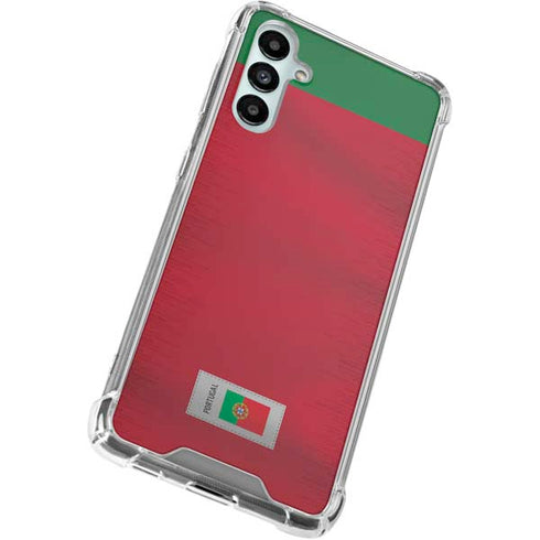 Portugal Soccer Flag Galaxy A15 5G Clear Case