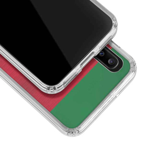 Portugal Soccer Flag Galaxy A30 Clear Case